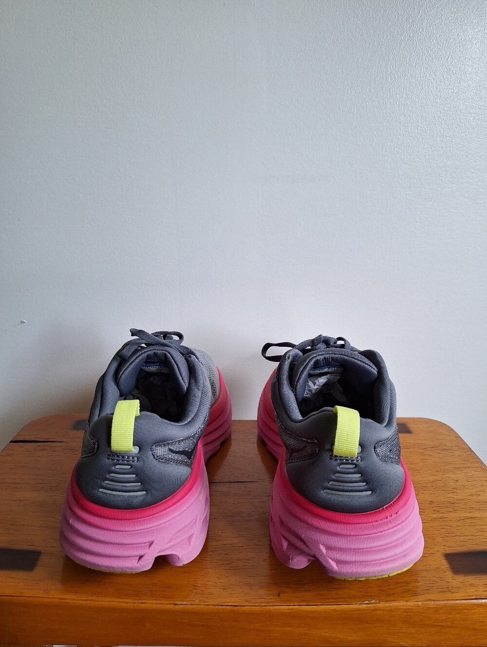 Hoka Bondi 8 Women's Castlerock Strawberry Size 8.5B - Picture 3 of 14